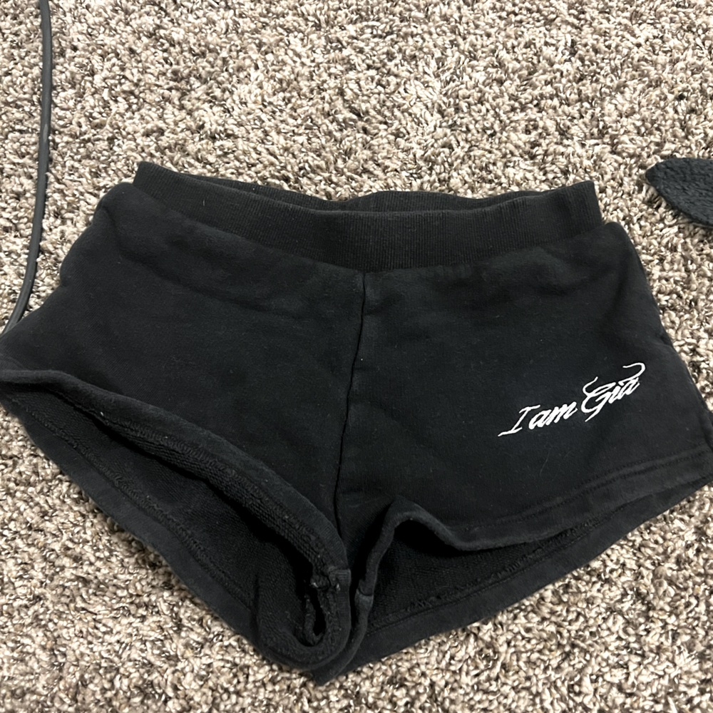 Black iamgia mini shorts XXS